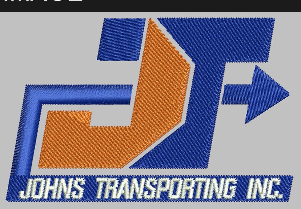 Johns Transporting Logo Digitizing